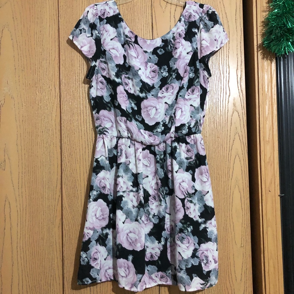 Floral Short Dress